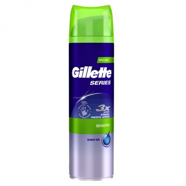 Gillette Series Sensitive гель для бритья 200 мл